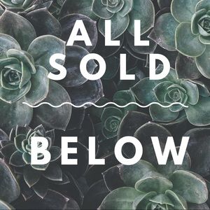 All sold below!  Stay posted for new items!